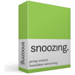 Snoozing Stretch - Hoeslaken - Extra Hoog - 160/180x200/220/210 - Lime - Groen