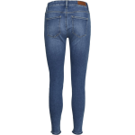 VERO MODA Vmpeach Normal Waist Skinny Jeans Dames - Azul