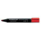 Staedtler Permanente Marker, Schrijfbreedte 2 - 5 Mm, Schuine Punt - Rood