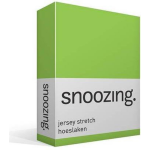 Snoozing Jersey Stretch - Hoeslaken - 120/130x200/220/210 - Lime - Groen