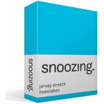 Snoozing Jersey Stretch - Hoeslaken - 120/130x200/220/210 - - Turquoise