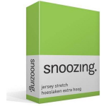 Snoozing Stretch - Hoeslaken - Extra Hoog - 140/150x200/220/210 - Lime - Groen