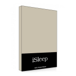 iSleep Kussenslopen Perkal Katoen - 2 Stuks - Medium - Beige