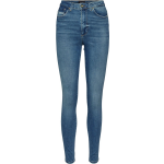 VERO MODA High-waist Skinny Jeans Dames - Blauw
