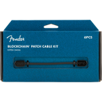Fender Blockchain Patch Cable Kit zwart Extra Small 6-delig