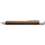 Balpen Faber Castell Ondoro Gerookt Eikenhout - Wit