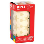 Apli Kids Stickers Op Rol, Ster, 2360 Stuks, Metallic - Wit