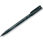 Staedtler Ohp-marker Lumocolor Permanent, Fijn 0,6 Mm - Negro