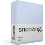 Snoozing - Flanel - Laken - Lits-jumeaux - 280x300 - Hemel - Blauw