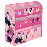 Arditex opbergrek Minnie Mouse 62 x 30 cm hout 7 delig - Rosa