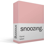 Snoozing - Flanel - Laken - Lits-jumeaux - 280x300 - - Roze