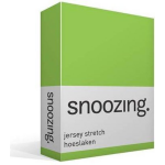 Snoozing Jersey Stretch - Hoeslaken - 90/100x200/220/210 - Lime - Groen