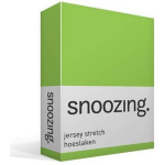 Snoozing Jersey Stretch - Hoeslaken - 140/150x200/220/210 - Lime - Groen