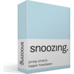 Snoozing Stretch - Topper - Hoeslaken - 120/130x200/220/210 - Hemel - Blauw