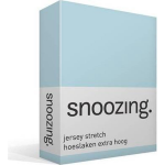 Snoozing Stretch - Hoeslaken - Extra Hoog - 120/130x200/220/210 - Hemel - Blauw