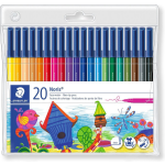 Staedtler Viltstift Noris Club 20 Stiften - Wit