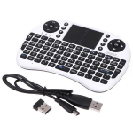 Mini draadloos toetsenbord White met Airmouse