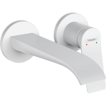 Hansgrohe VIVENIS inbouw wastafelmengkraan wand voorsprong 192 mm wit mat 75050700