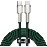 Baseus metal Data Snellaad Kabel USB-C Naar Lightning Kabel - 20W - 2 meter - Zwart