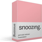 Snoozing - Hoeslaken -80x200 - Percale Katoen - - Roze