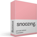 Snoozing - Hoeslaken -80x220 - Percale Katoen - - Roze