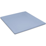 Cinderella Basic Percaline Katoen Topper Hoeslaken - 100% Percaline Katoen - Lits-jumeaux (180x200 Cm) - Sapphire - Blauw