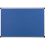 Pergamy Textielbord Met Aluminium Frame Ft 60 X 90 Cm, - Blauw
