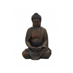 Boeddha Beeld 30 Cm Van Polystone - Bruin