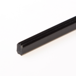 Inleg trapstrip kunststof met i-profiel 8 x 11mm - Zwart