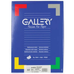 Galleryte Etiketten Ft 48,3 X 25,4 Mm (B X H),Ronde Hoeken, Doos Van 4.400 Etiketten - Wit