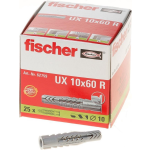 Fischer plug ux10r DHZ - Grijs