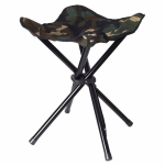 Vier Poots Opvouwbaar Krukje Camouflage Leger 42 Cm - Campingstoel - Visserskrukje - Groen