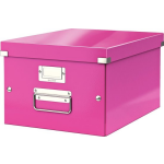 Leitz Wow Opbergdoos Click & Store, Ft A4, - Roze