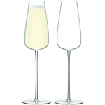 L.s.a. Champagneglazen 330 Ml Glas Transparant 2 Stuks