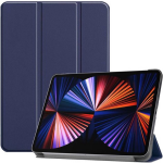 Just in case Tri-Fold Apple iPad Pro 12.9 inch (2021) Book Case - Blauw