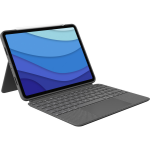 Logitech Combo Touch Apple iPad Pro 11 inch (2021/2020/2018) Toetsenbord Hoes QWERTY - Gris