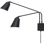 It's about RoMi Bremen Wandlamp - 2-kap - Zwart