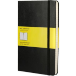 Moleskine Notitieboek, Ft 13 X 21 Cm, Geruit, Harde Cover, 192 Bladzijden, - Zwart