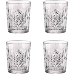 4x Stuks Tumbler Waterglazen/whiskyglazen 400 Ml - Whiskeyglazen