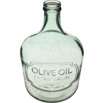 4Goodz Olive Glazen Vaas Van Gerecycled Glas 27x42 Cm - Zee - Groen