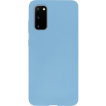 Bmax Liquid Silicone Case Hoesje Voor Samsung Galaxy S20 - Denim Blue / Denim - Blauw