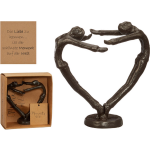 Decopatent ® Beeld Sculptuur Liefde - Love - Sculptuur Van Metaal -