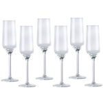 Bruiloft Champagneglaszen/ Proseccoglazen 12x Stuks 22 Centiliter - Feest / Party Champagneglazen Set