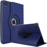 FONU 360 Boekmodel Hoesje iPad Air 4 2020 - 10.9 inch - Donker - Draaibaar - Blauw