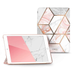 COSMO Lite Boekmodel Hoes iPad 9 2021 / iPad 8 2020 / iPad 7 2019 - 10.2 inch - Marmer Wit