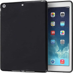 FONU Siliconen Backcase Hoes iPad Air 1 2013 - 9.7 inch - A1474 - A1475 - Matt - Zwart