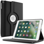 FONU 360 Boekmodel Hoes iPad 2017 5e Generatie / iPad 2018 6e Generatie - 9.7 inch Draaibaar - Zwart