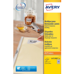 Avery Etiket Ilk 25,4x10mm Np 25 Vel 189 Etiketten Per Vel - Wit