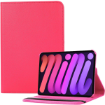 FONU 360 Boekmodel Hoes iPad Mini 6 2021 - 8.3 inch - Donker - Draaibaar - Roze