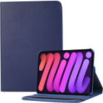 FONU 360 Boekmodel Hoes iPad Mini 6 2021 - 8.3 inch - Donker - Draaibaar - Blauw